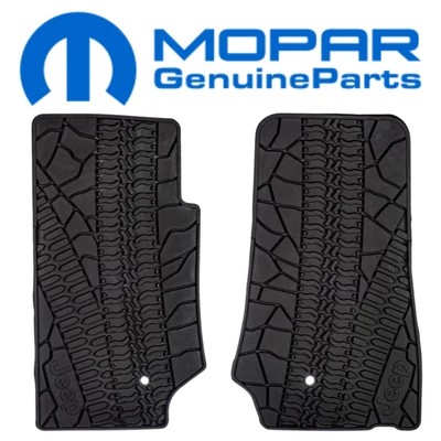 MOPAR TAPIS SOL AVANT SLUSH POUR JEEP WRANGLER 07-13 2 PORTES 82210164AC - Photo 1/4