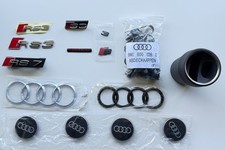 AUDI RS3 S3 RS7 Embleme Ringe Radzierkappe Abdeckkappen