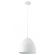Image of Eglo 92717 Coretto Single Light Ceiling Pendant In White