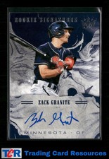 2018 Panini Diamond Kings #S-ZG Zack Granite DK Rookie Signatures