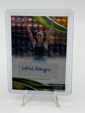 2025 Topps Chrome Tennis Madison Keys Gold Geometric Refractor Auto /50 #CA-MKS