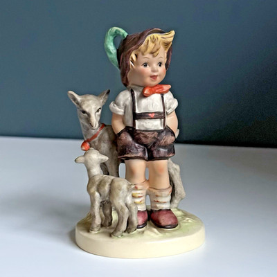 Vintage Hummel Figurine #200/I ''Little Goat Herder'' Goebel 5'' tall C1