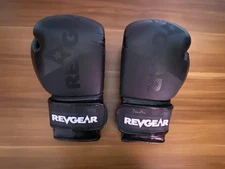 Revgear Original Pinnacle Black on Black Boxing Gloves 14oz