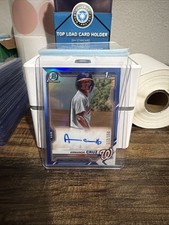 2021 Bowman Chrome Baseball Armando Cruz Blue 1st Bowman Auto /150 No.CPA-AC