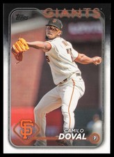 2024 Topps #213 Camilo Doval San Francisco Giants Baseball Card