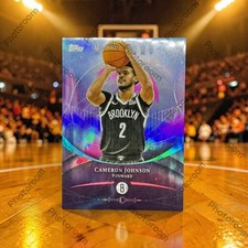 2025 Topps Midnight Basketball Cameron Johnson Base #4 Brooklyn Nets