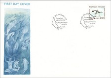 Harp Seal Arctic Ocean Pagophilus Groenlandicus Greenland FDC Cover 1991