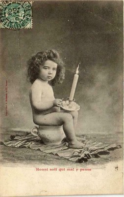 CPA A. Bergeret Honni soit qui mal y pense (734255)