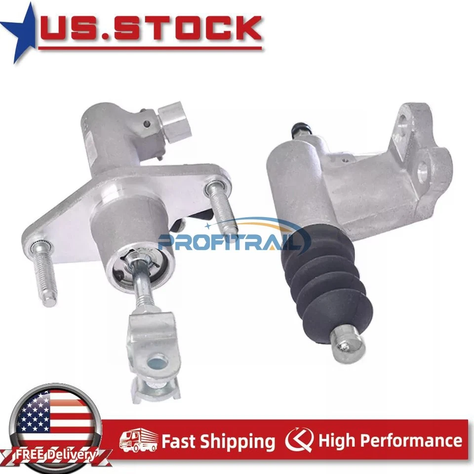 OEM For 2001-2005 Honda Civic 1.7L Clutch Master & Slave Cylinder Kit Foto 3 de 4