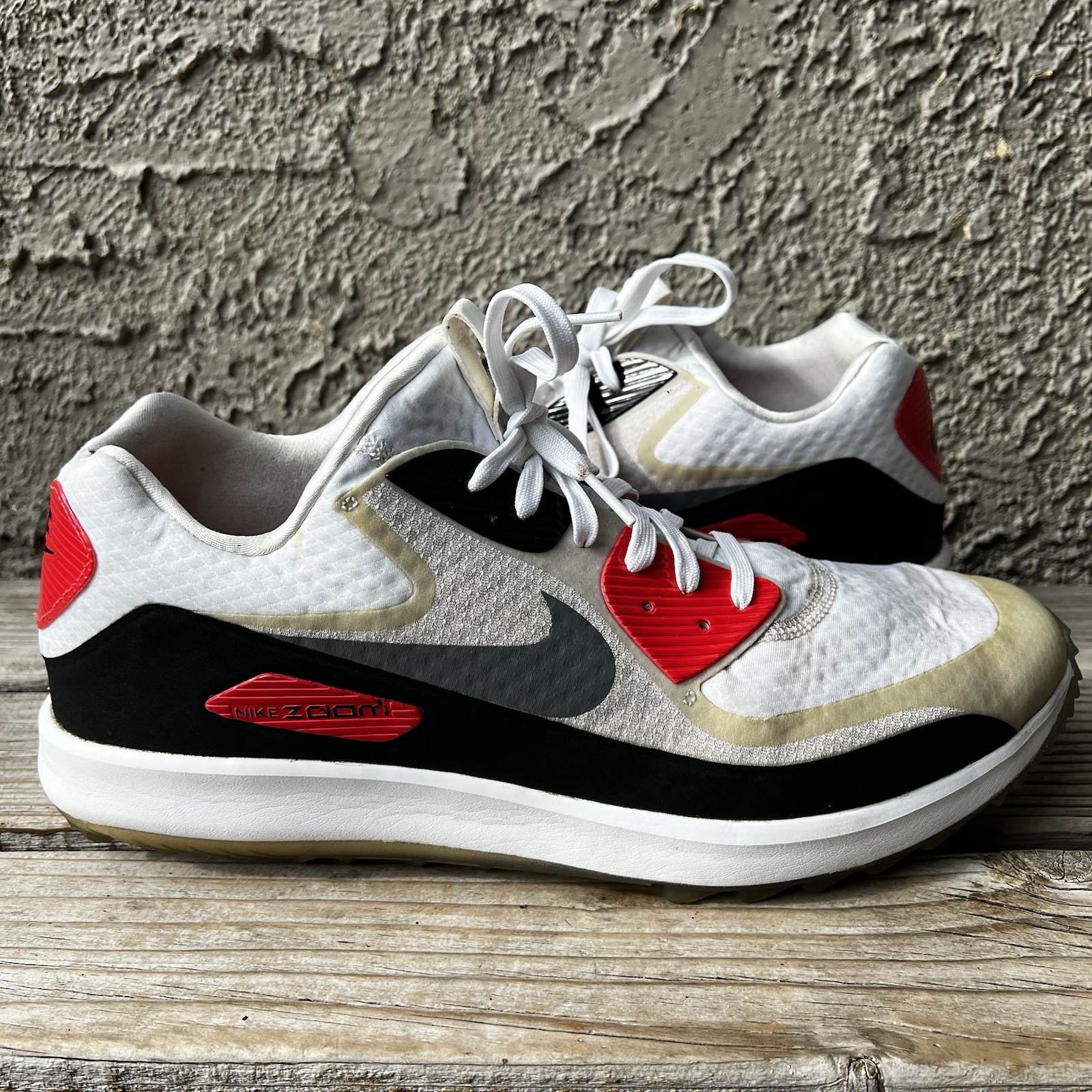 Men Size 13 Air Zoom 90 It Golf Infrared 844569-101 White Go