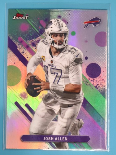 2025 Topps Finest Refractor Josh Allen #48 Common