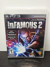 Infamous 2 Sony Playstation 3 PS3 Video Game with Manual Walmart Only Variant