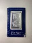 PAMP Suisse 1 oz .999 Fine Silver Bar Lady Fortuna in Assay Card