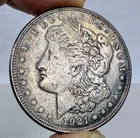 1921 Morgan Silver Dollar AU -   97344