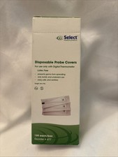 Select Brand Disposable Probe Covers For Use W Digital Thermometers New In Box.