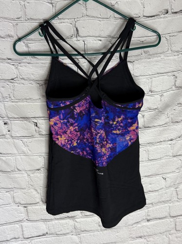 Lorna Jane Women's Bold Blooms Excel Yoga Workout Tank Top Strappy XS NWT - Picture 3 of 10