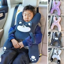 Kids Car Seat Head Support Pillow For Sleeping Car Neck Pillow with Seat Belt