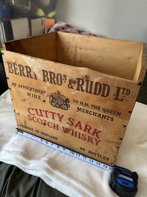 Berry Bros 48 Bottle Vintage Scotch Whisky Crate (16x13x14.5)