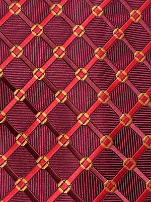 Robert Talbott Best Of Class XL Men s Silk Necktie Red Orange Geometric 4 X 62