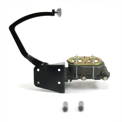 1932 Ford Manual Brake Pedal Kit XT Disc/Disc Large Chrome Oval Pad