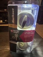 Kwikset Security Single-Cylinder Deadbolt Satin Nickel 660 15 SMT CP K6 V2