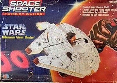 Vintage 1996 Star Wars Electronic Millennium Falcon Blaster Space Shooter Spiel