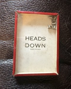 1940's Heads Down Game - Dexterity Toy - World War II WWII Rare Vintage 