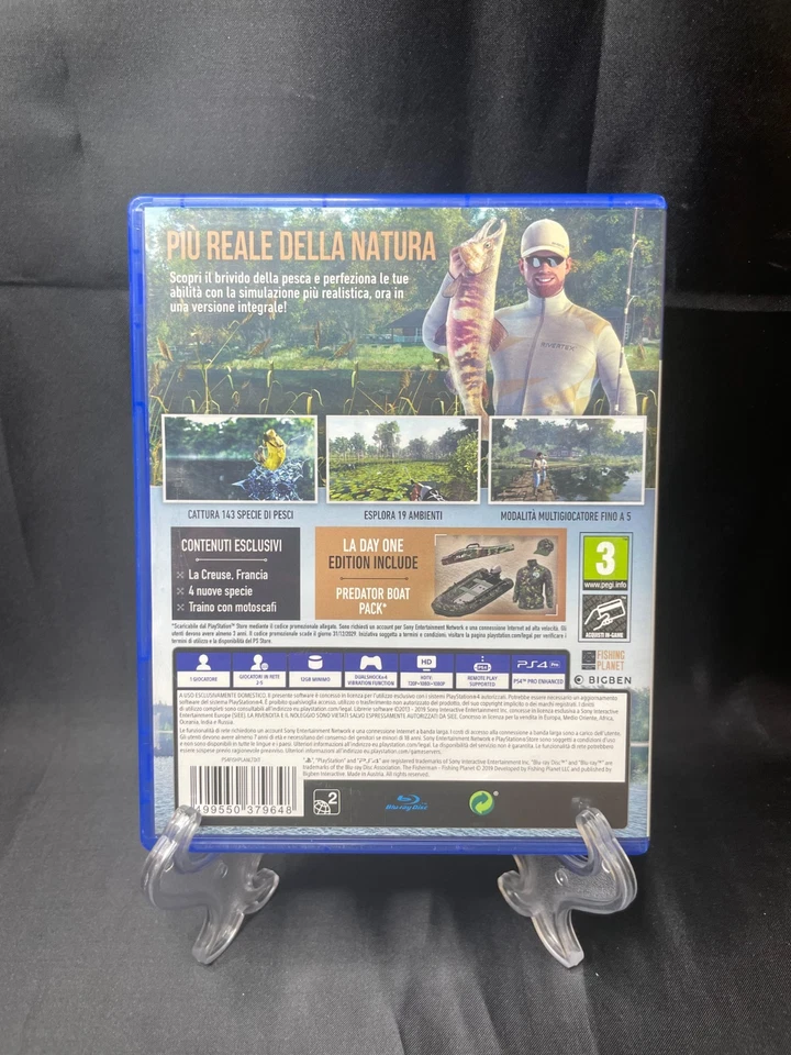 THE FISHERMAN FISHING PLANET Sony Playstation 4 / BOXED / TESTED - Immagine 2 di 3