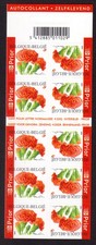 BELGIUM - 2004 CARNATION FLOWER - STAMP BOOKLET MINT NH - SELF-ADHESICE STAMPS