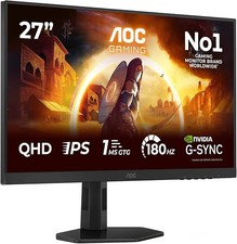 AOC Gaming Q27G4XD 27" QHD Monitor 180Hz 1ms HDMI 2.0 DP 1.4