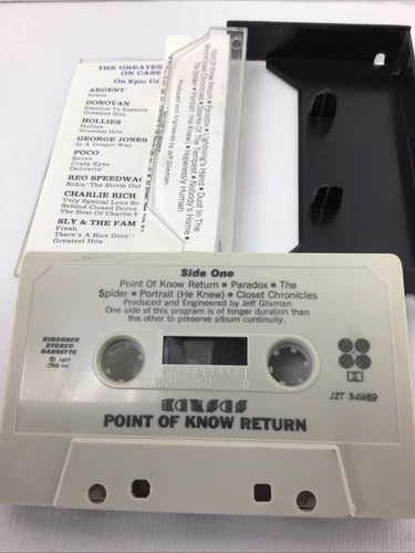 Kansas Point Of No Return Cassette - Picture 4 of 4