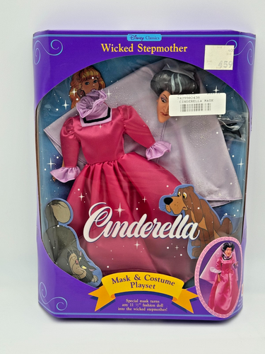 Disney Classics Cinderella Wicked Stepmother 2421 & Fairy Godmother Mask #2419