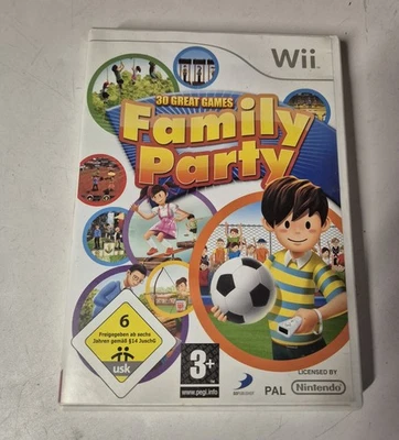 nintendo wii family party 30 great games jeu pal - Photo 1/3