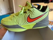 Nike Ja 2 GS 'Shockwave' Neon Yellow/Grey - Size 6Y 7.5W - Ja Morant