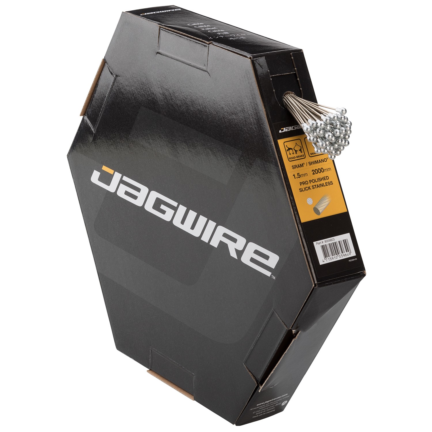 Câble de frein route acier inoxydable poli 1.5x2000mm Shimano SRAM câble vélo