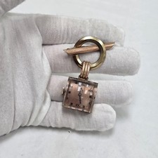 Rare Emerson Mechanical Pendant/Brooch/Pin Watch 7 Jewel Swiss Antique Art Deco