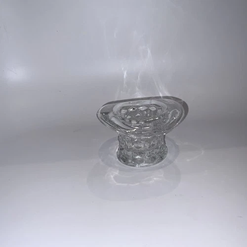 Fostoria Clear American Glass 2 3/4" Top Hat Toothpick Matchstick Vase