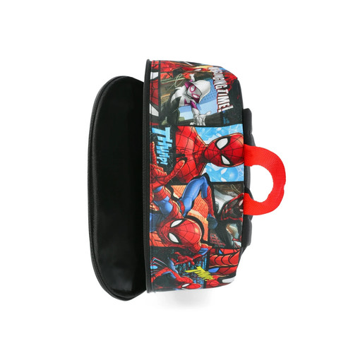 Spider-Man Backpack Boys 16" Light-Up Badge Red - Picture 7 of 7