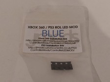 LED BLU per controller XBOX 360 e PS3 (ROL) LED MOD. Nuovo. Mai usato.
