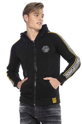Cipo & Baxx GUY Herren Kapuzen Sweatshirt Jacke CL363 alle Gr. Neu