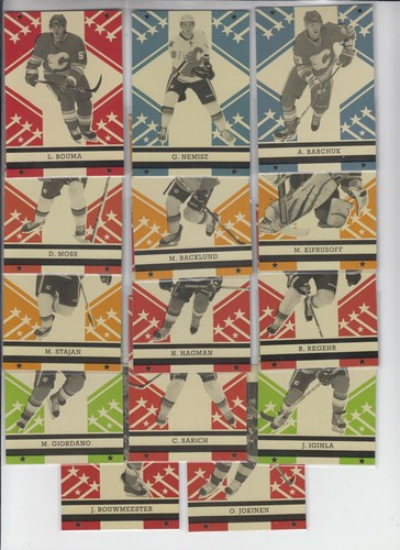 11/12 OPC Calgary Flames Retro 14 Cards - Iginla Giordano Bouma RC Nemisz RC +