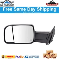 New Towing Mirror Driver Side Fits For 2019-2021 Ram 3500 4500 5500