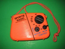 POMTREX SPORTIE RADIO ORANGE MODEL 110-12387 VINTAGEFROM LATE '80'S