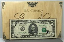 1995 Uncirculated $5 Star Note - F Block Atlanta - in Original BEP **STAR NOTE**