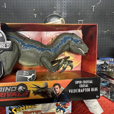 Jurassic GCT93 World Colossal Velociraptor Blue for sale online | eBay