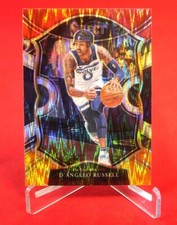 D'Angelo Russel Select Red Orange Basketball Card 2020-21 #18 MT