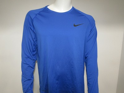 royal blue athletic shirt