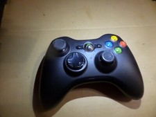 Official Microsoft Xbox 360 Black Wireless Controller Black Model 1403