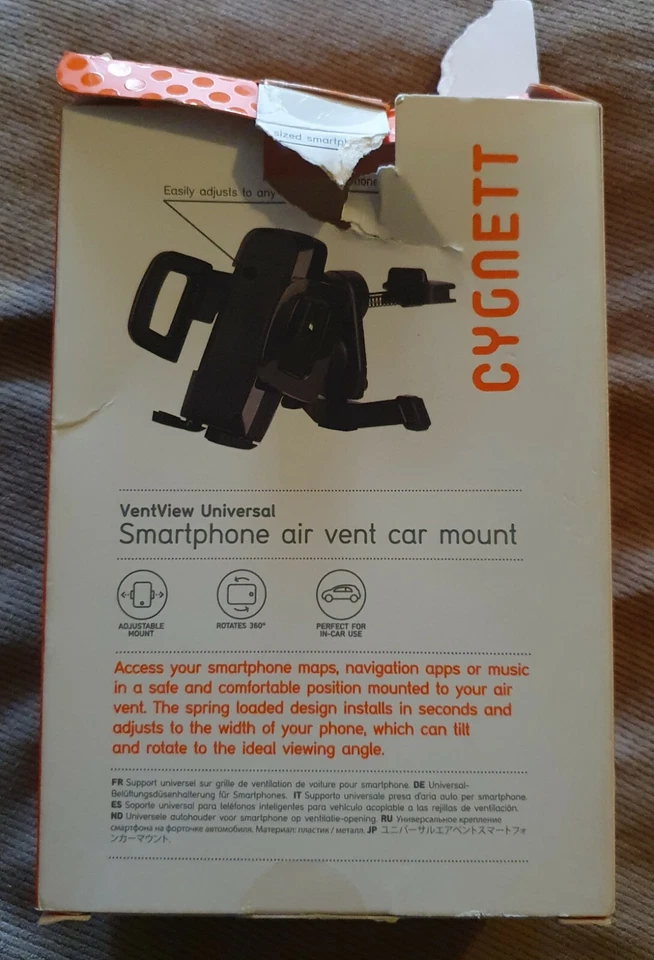 Cygnett VentView Smartphone air vent car mount suitable for Galaxy s10  - image 2 of 4