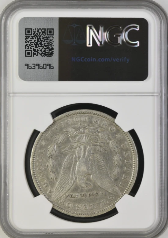 1897 O Morgan Silver Dollar $1 NGC XF40 DL20 - Image 2 of 2